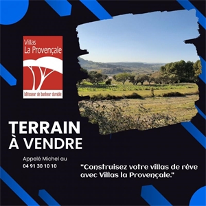 terrain a batir à la vente -   13990  FONTVIEILLE, surface 350 m2 vente terrain a batir - UBI429854801